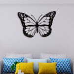 Elegant Butterfly Metal Wall Art