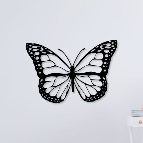 Elegant Butterfly Metal Wall Art1