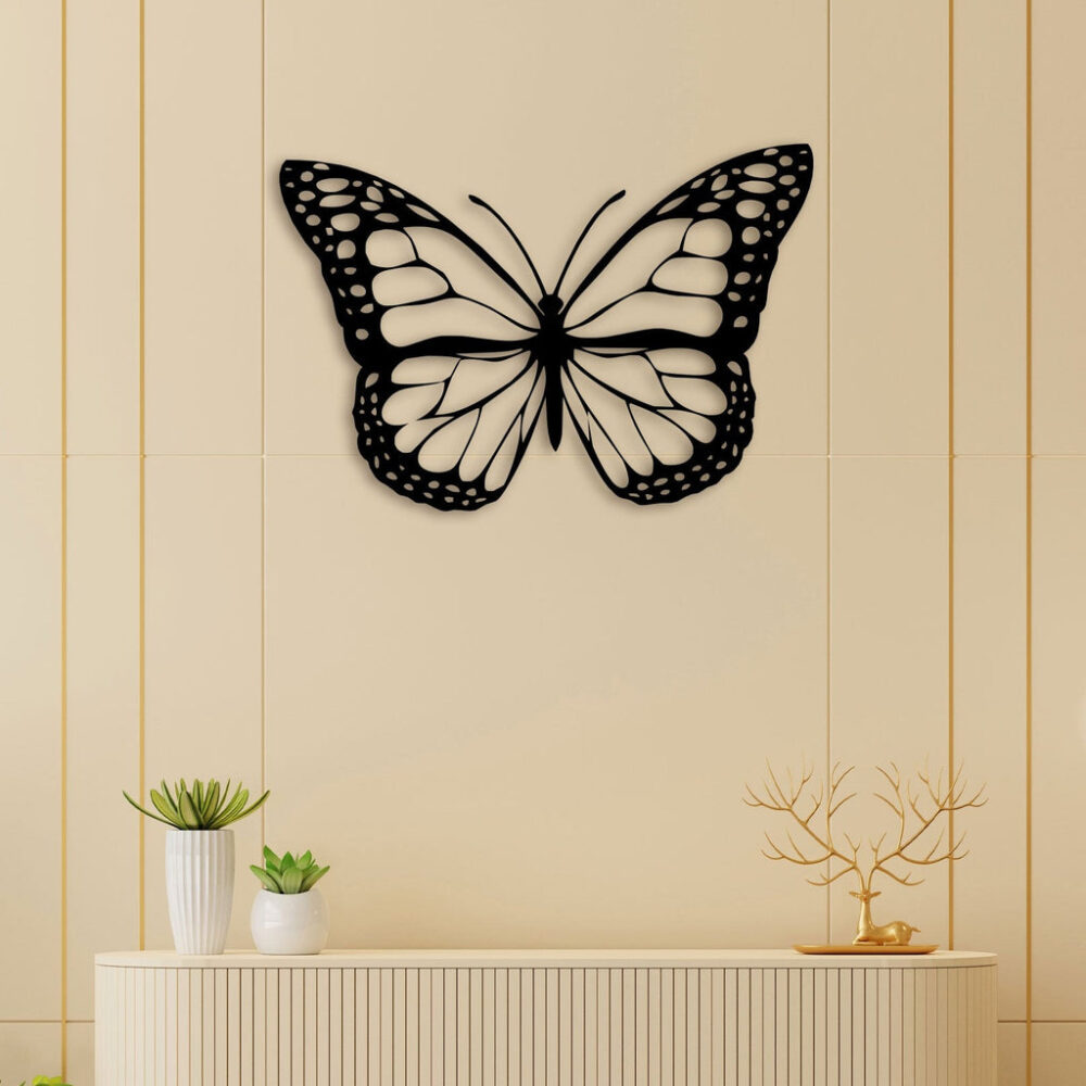 Elegant Butterfly Metal Wall Art2