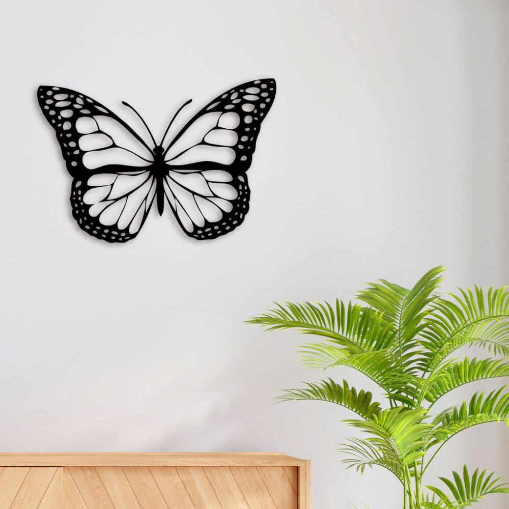 Elegant Butterfly Metal Wall Art4