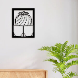 Elegant Cactus Metal Wall Art4