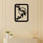 Flying Swan Metal Wall Art