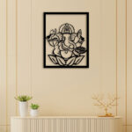 Ganesha Lord Metal Wall Art2