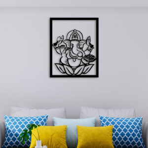 Ganesha Lord Metal Wall Art4