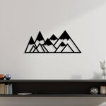 Ice Mountain Metal Wall Art