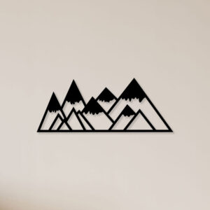 Ice Mountain Metal Wall Art1