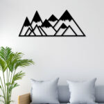 Ice Mountain Metal Wall Art2