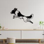 Jumping Dog Metal Wall Art4