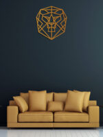 Jungle King Face Metal Wall Art6