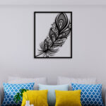 Krishana Feather Metal Wall Art