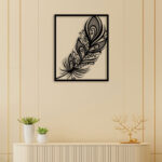 Krishana Feather Metal Wall Art2