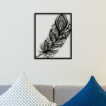 Krishana Feather Metal Wall Art3