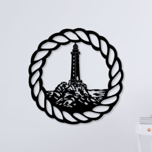 Light House Metal Wall Art1