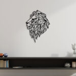 Lion Clip Metal Wall Art