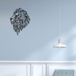 Lion Clip Metal Wall Art1