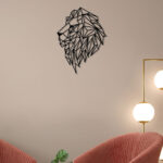 Lion Clip Metal Wall Art4