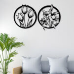 Lotus Metal Wall Art2