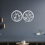 Lotus Metal Wall Art3