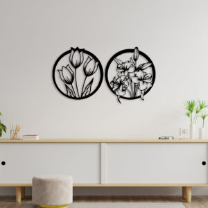 Lotus Metal Wall Art4