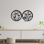 Lotus Metal Wall Art4