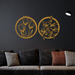 Lotus Metal Wall Art5