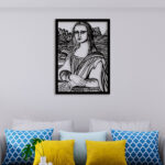 Monalisa Metal Wall Art