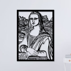 Monalisa Metal Wall Art1