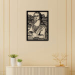 Monalisa Metal Wall Art2