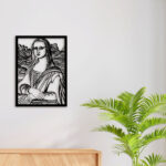 Monalisa Metal Wall Art4