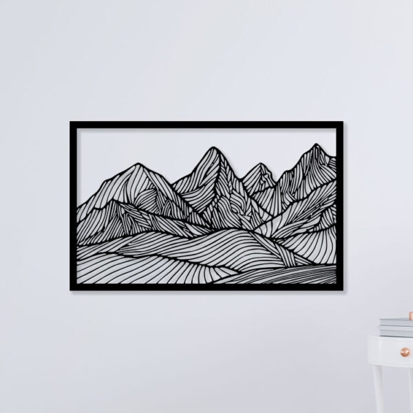 Mountain Scenery Metal Wall Art1