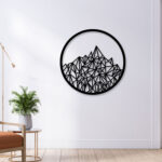 Mountain Wire Metal Wall Art