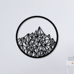 Mountain Wire Metal Wall Art1