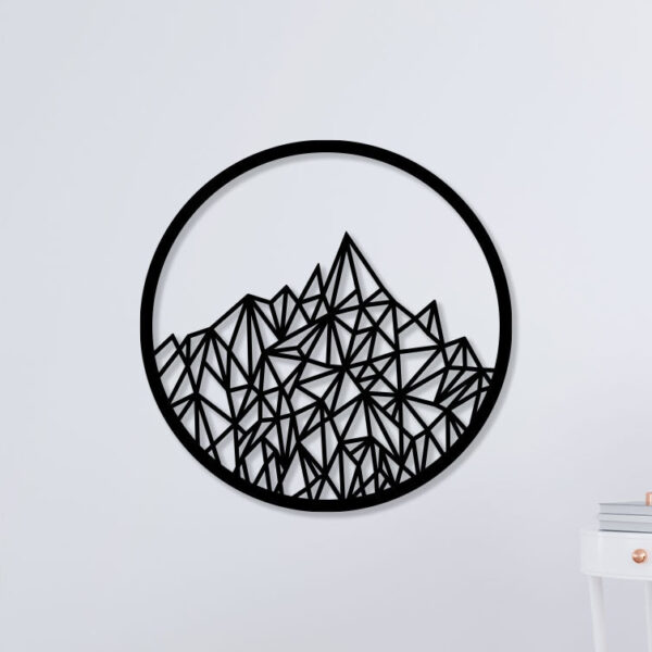 Mountain Wire Metal Wall Art1