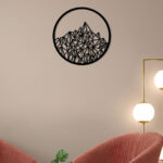 Mountain Wire Metal Wall Art4