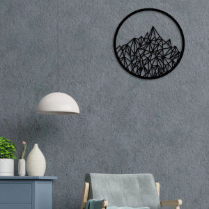 Mountain Wire Metal Wall Art6