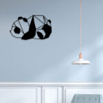 Panda Metal Wall Art2