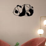 Panda Metal Wall Art3