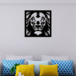 Peaceful Lion Metal Wall Art2