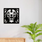 Peaceful Lion Metal Wall Art3