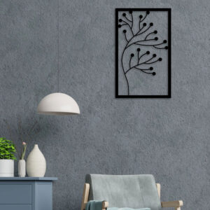 Plant Without Leaf Metal Wall Art Nature's Elegance in Steel6