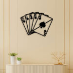 Playing Cards Metal Wall Art