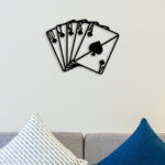 Playing Cards Metal Wall Art2