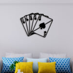 Playing Cards Metal Wall Art3