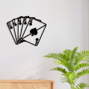 Playing Cards Metal Wall Art4