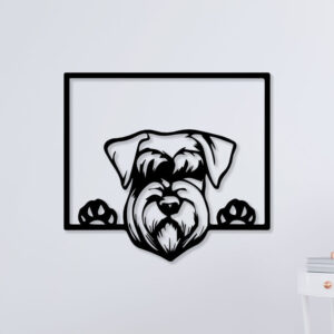 Pug On Window Metal Wall Art1