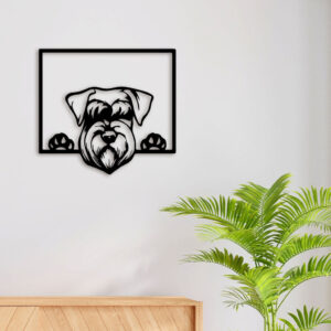 Pug On Window Metal Wall Art4