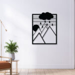 Raining Cloud Metal Wall Art Nature's Tears in Metal