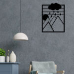 Raining Cloud Metal Wall Art Nature's Tears in Metal6