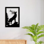 Reindeer On Metal Wall Art3