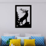 Reindeer On Metal Wall Art4